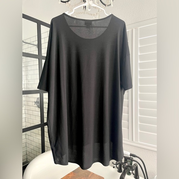 Lularoe Black Irma Tunic Top XL - Picture 2 of 5